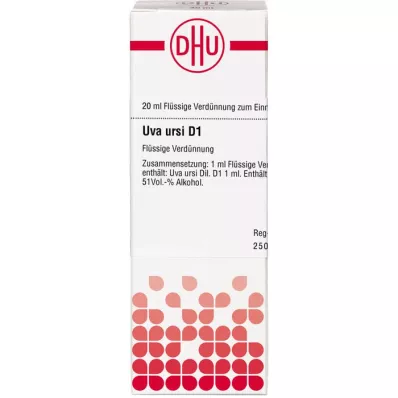 UVA URSI D 1 Dilution, 20 ml