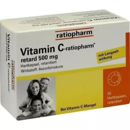 VITAMIN C-RATIOPHARM Retard 500 mg capsules, 30 pcs