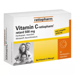 VITAMIN C-RATIOPHARM retard 500 mg capsules, 30 pcs
