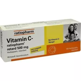 VITAMIN C-RATIOPHARM Retard 500 mg capsules, 100 pcs