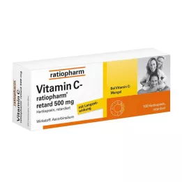VITAMIN C-RATIOPHARM retard 500 mg capsules, 100 pcs