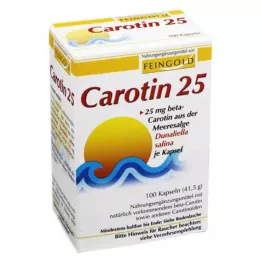 CAROTIN 25 Fine Gold Capsules, 100 pcs