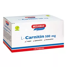 L-CARNITIN 500 mg Megamax capsules, 120 pcs