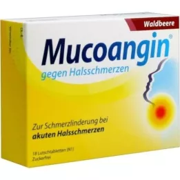 MUCOANGIN Waldberere 20 mg lollipops, 18 pcs