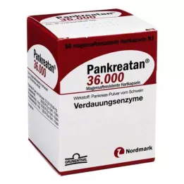PANKREATAN 36,000 gastro-resistant hard capsules, 50 pcs