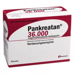 PANKREATAN 36,000 gastro-resistant hard capsules, 200 pcs