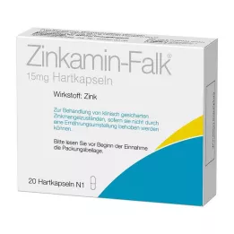 ZINKAMIN Falk 15 mg hard capsules, 20 pcs