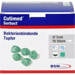 CUTIMED Sorbact swabs walnut-sized, 75 pcs