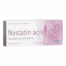 NYSTATIN acis film-coated tablets, 20 pcs