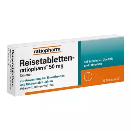 REISETABLETTEN-ratiopharm, 20 pcs
