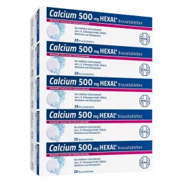CALCIUM 500 HEXAL effervescent tablets, 100 pcs