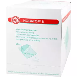 NOBATOP 8 compresses 10x10 cm sterile, 25X5 pcs