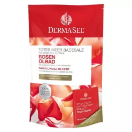 DERMASEL Dead Sea Bath Salts+Rose SPA, 1 p