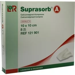 SUPRASORB A calcium alginat comprising.10x10 cm, 8 pcs