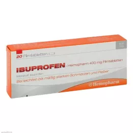 IBUPROFEN Hemopharm 400 mg film-coated tablets, 20 pcs