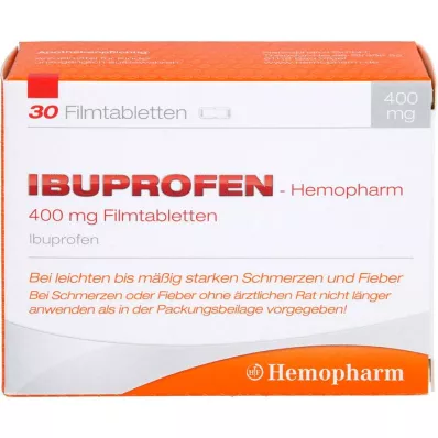 IBUPROFEN Hemopharm 400 mg Filmtabletten, 30 St