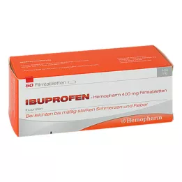 IBUPROFEN Hemopharm 400 mg film-coated tablets, 50 pcs