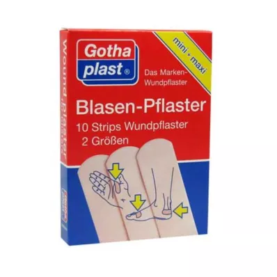 GOTHAPLAST Skin blister plasters, 10 pcs GOTHAPLAST Skin blister plasters, 10 pcs