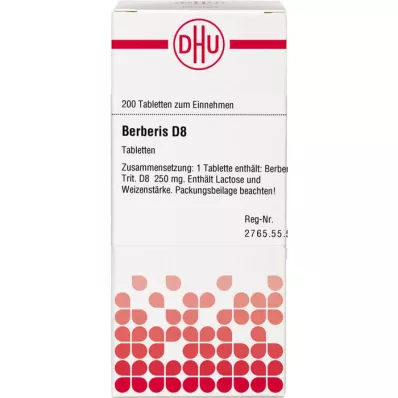 BERBERIS D 8 tablets, 200 pcs