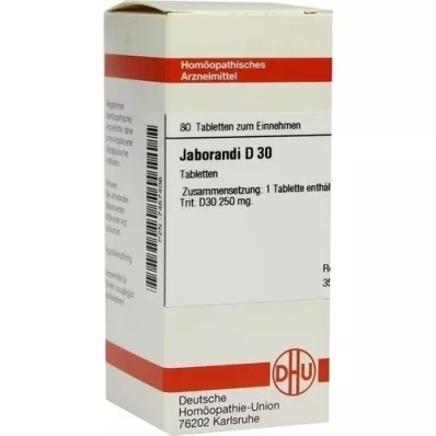 JABORANDI D 30 tablets, 80 pcs
