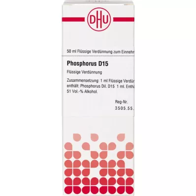 PHOSPHORUS D 15 Dilution, 50mL PHOSPHORUS D 15 Dilution, 50mL