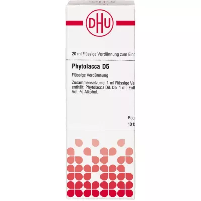 PHYTOLACCA D 5 Dilution, 20 ml