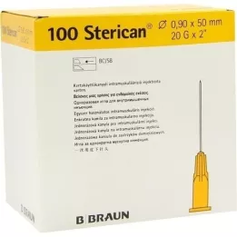 STERICAN Cannulas 20 Gx2 0.9x50 mm, 100 pcs