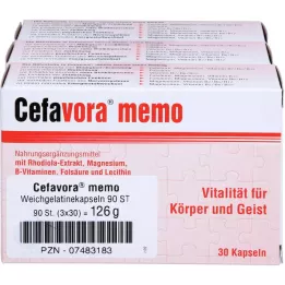 CEFAVORA memo soft gelatine capsules, 90 pcs