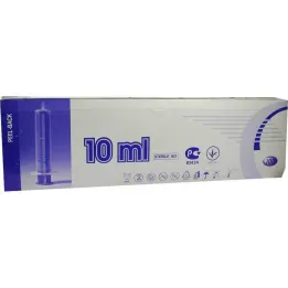 Syringes 10 ml Luer, 2 parts, 100 pieces