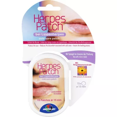 HERPES PATCH For lip herpes 15 mm, 15 pcs