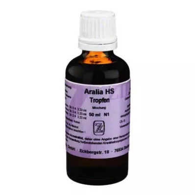 ARALIA HS drops, 50 ml ARALIA HS drops, 50 ml