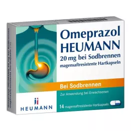 OMEPRAZOL Heumann 20 mg b.Sodbr.gastric acid-resistant hard capsules, 14 pcs