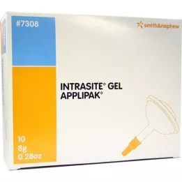 INTRASITE Gel hydrogel wound cleaner, 10x8 g