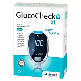 GLUCOCHECK XL Blood glucose meter set mg/dl, 1 pc