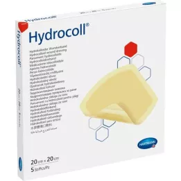 HYDROCOLL Wound Association 20x20 cm, 5 pcs