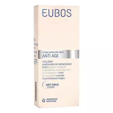 EUBOS Anti Age Hyaluron Eye Contour CreamSerum, 15 ml