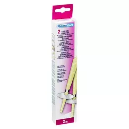 OHRENKERZEN conical with beeswax, 2 pcs