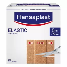 HANSAPLAST Elastic plaster 6 cmx5 m, 1 pc