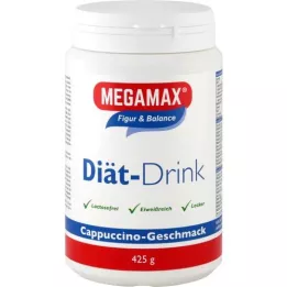 MEGAMAX Diet Drink Cappuccino por, 425 g