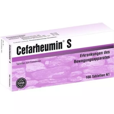 CEFARHEUMIN S tablets, 100 pcs CEFARHEUMIN S tablets, 100 pcs