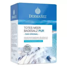 DERMASEL Dead Sea Bath Salt Pure, 1.5 kg