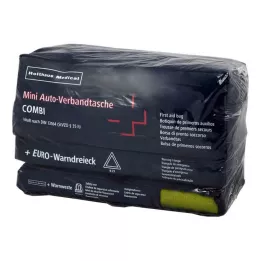 VERBANDTASCHE mini 3in1 DIN 13164+warning triangle+wes., 1 pc