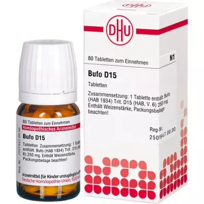 BUFO D 15 tablets, 80 pcs BUFO D 15 tablets, 80 pcs