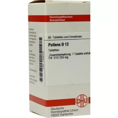 POLLENS D 12 tablets, 80 pcs POLLENS D 12 tablets, 80 pcs
