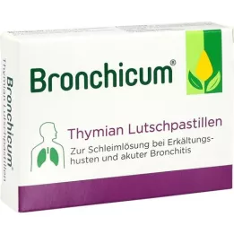 BRONCHICUM Thyme lollipotilles, 20 pcs