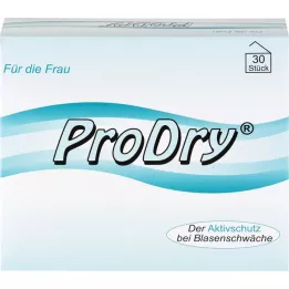 PRODRY Active protection incontinence vaginal tampon, 30 pcs