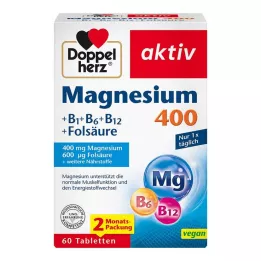 DOPPELHERZ Magnesium 400 mg tablets, 60 pcs