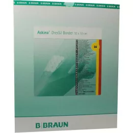 ASKINA DresSil Border Sil.Foamst.V.10x10 cm, 10 pcs