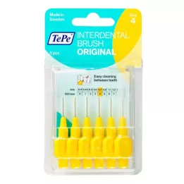 Tepe Interdental brush 0.7mm yellow, 6 pcs