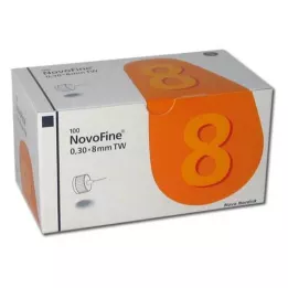 NOVOFINE 8 cannulas 0.30x8 mm 30 G thinwall, 100 pcs